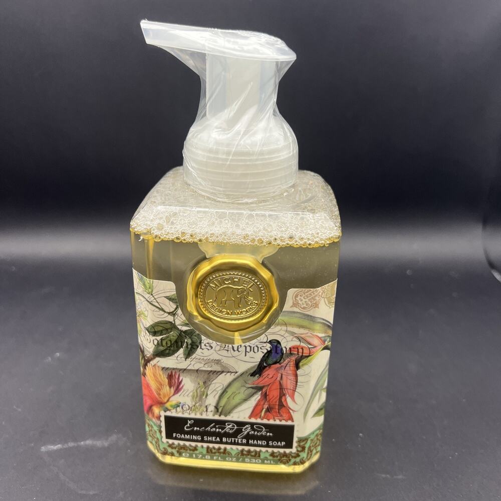 Michel Design Works Enchanted Garden Foaming Shea Butter Floral Hand Soap 17.8oz